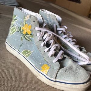 Unique Floral Printed Vans